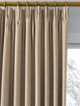 John Lewis Textured Blackout Pencil Pleat Curtains W228 x D137cm - Natural