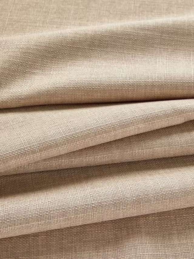 John Lewis Textured Blackout Pencil Pleat Curtains W228 x D137cm - Natural