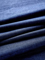 John Lewis Textured Blackout Lined Pencil Pleat Curtains W167 x D274cm Navy
