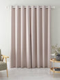 John Lewis Textured Pair Blackout Lined Eyelet Curtains 228x228cm Rose Pink - Kazoop 