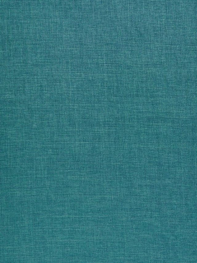 John Lewis Textured Blackout/Thermal Lined Eyelet Curtains 228x228cm - Teal - Kazoop 