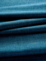 John Lewis Textured Blackout/Thermal Lined Eyelet Curtains 228x228cm - Teal - Kazoop 