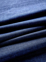 John Lewis Textured Weave Polyester Eyelet Curtains W228 x Drop 228cm - Navy - Kazoop 