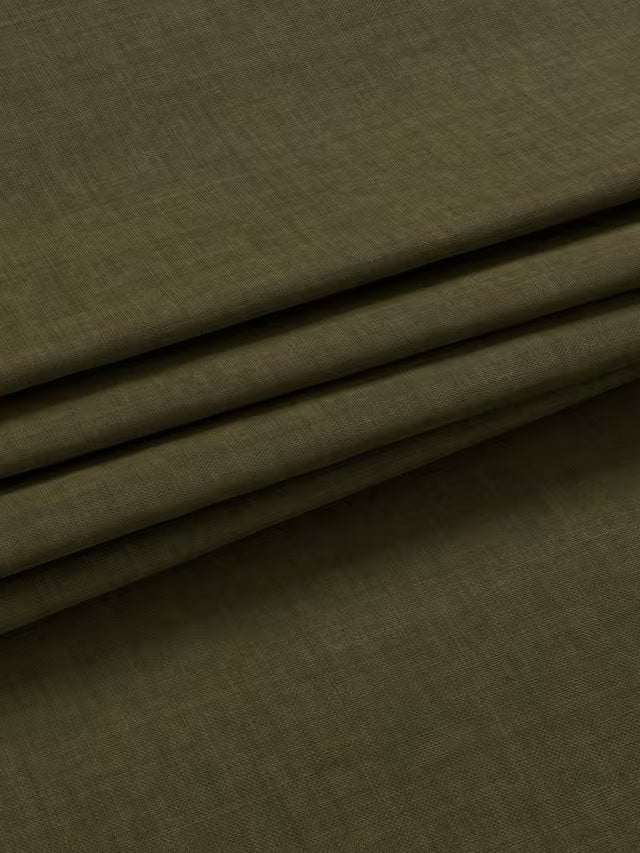 John Lewis Textured Blackout Pencil Pleat Curtains W228 x D274cm - Avocado