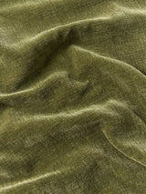 John Lewis Velvet Chenille Thermal Eyelet Curtains W167 x D182cm - Avocado