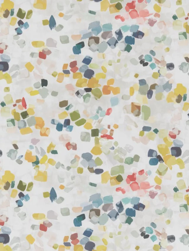 John Lewis Dapple Abstract Print Pair Pencil Pleat Curtain W228 x Drop 228cm - Kazoop 