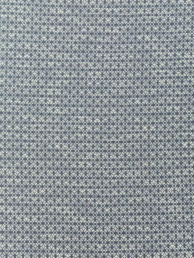John Lewis Rona Weave Pair Lined Eyelet Curtains W167 x D228cm - Loch Blue