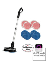 AirCraft PowerGlide Cordless Hard Floor Cleaner with Extra Pads - Black