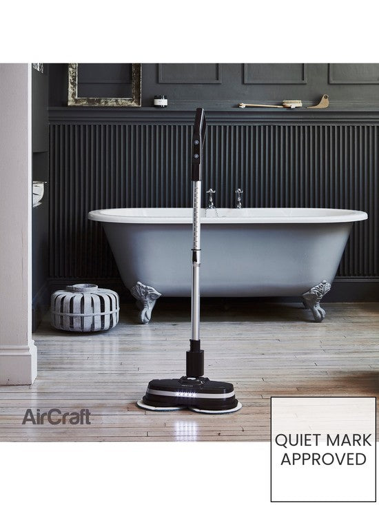 AirCraft PowerGlide Cordless Hard Floor Cleaner with Extra Pads - Black