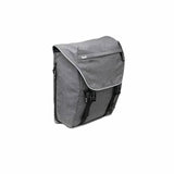 BECK Sporty Polyester Single Pannier Cycle Bag With Reflective Elements Grey