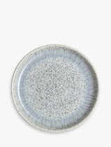 Denby Halo Speckle Stoneware Coupe Dinnerware Set 12 Pieces 4 Settings Grey