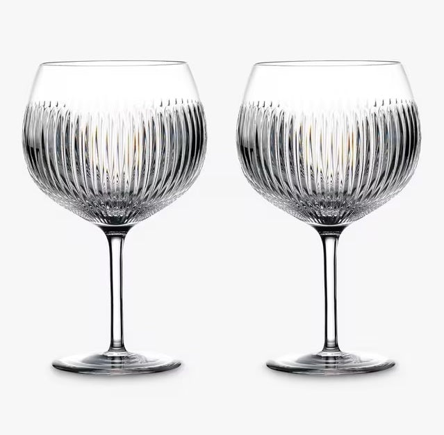 Waterford 550ml Crystal Gin Journeys Aras Balloon Glasses Set of 2 - Clear