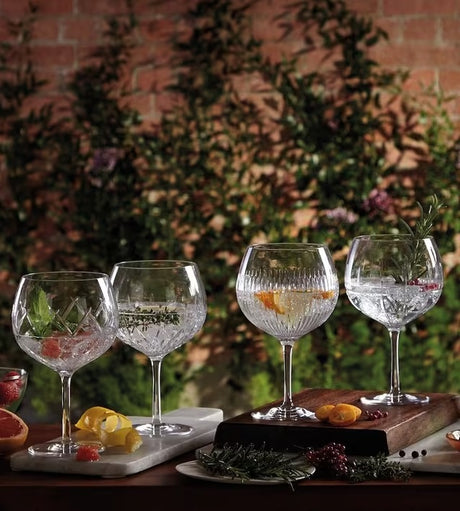 Waterford 550ml Crystal Gin Journeys Aras Balloon Glasses Set of 2 - Clear