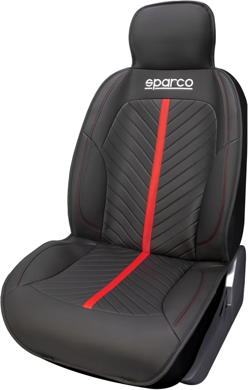 Sparco SPC0910RD 5mm Foam PVC Universal Car Seat Cushion 1PC - Red/Black