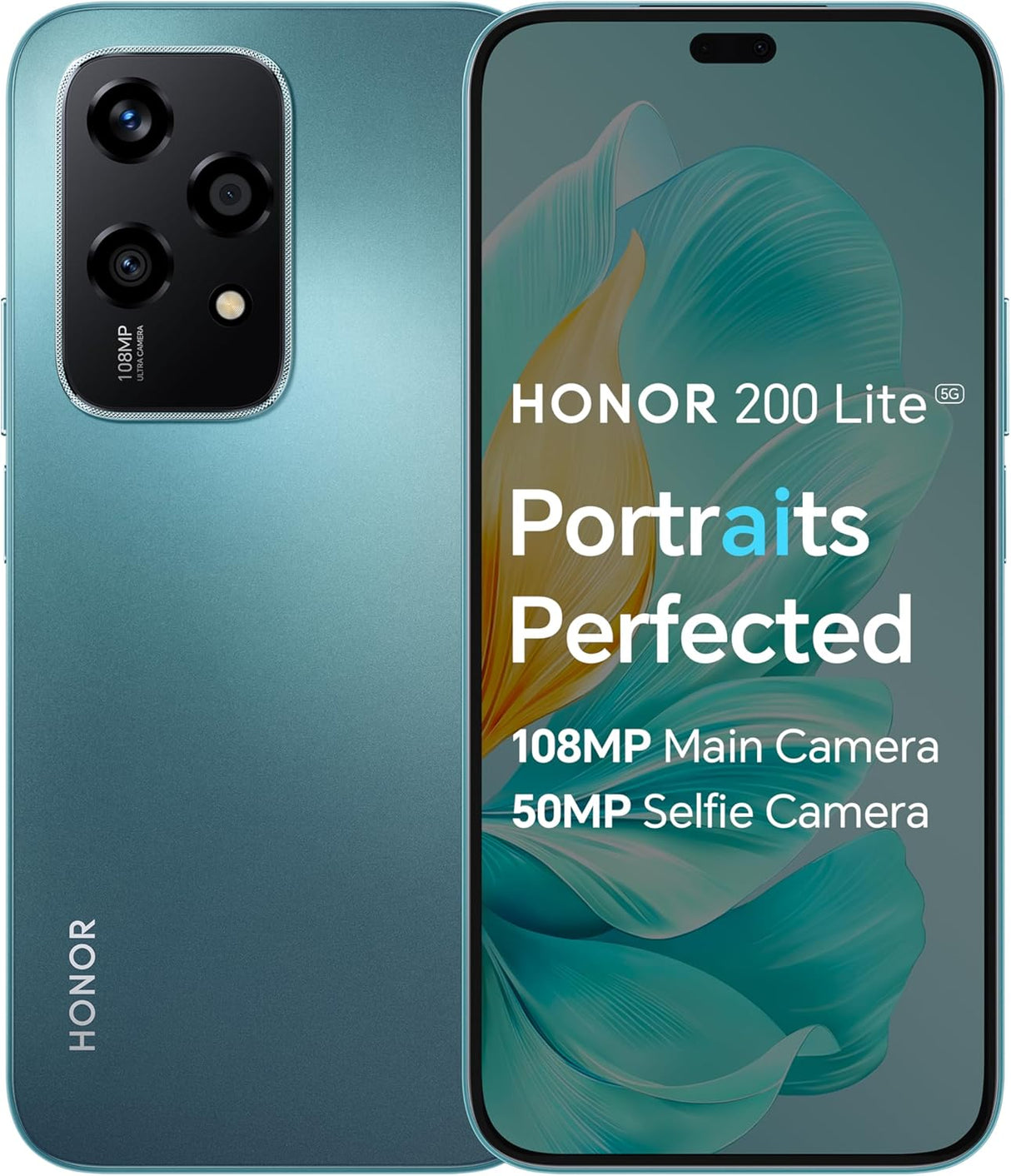 HONOR 200 Lite 5G 6.7'' Smartphone 256GB Unlocked Dual SIM-Free - Cyan Lake