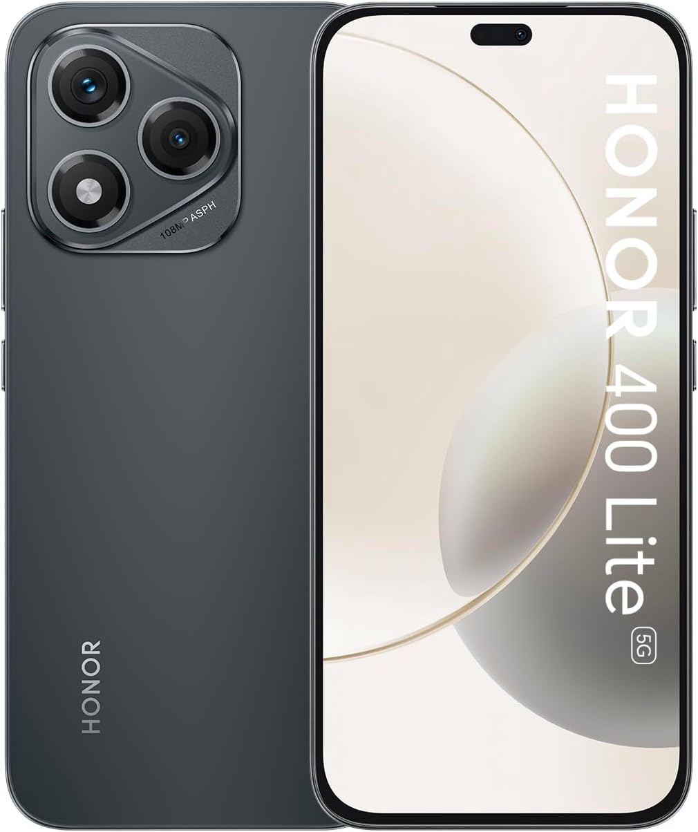 Honor 400 Lite 5G 6.7'' AI Smartphone 256GB Unlocked SIM-Free - Velvet Black