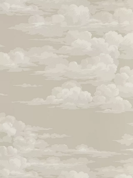 Sanderson Silvi Clouds Washable Wallpaper 216600 L10m x W68.6cm - Kazoop 