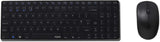 Rapoo 9300M Bluetooth Wireless Desktop Keyboard & Mouse - Black - Kazoop 