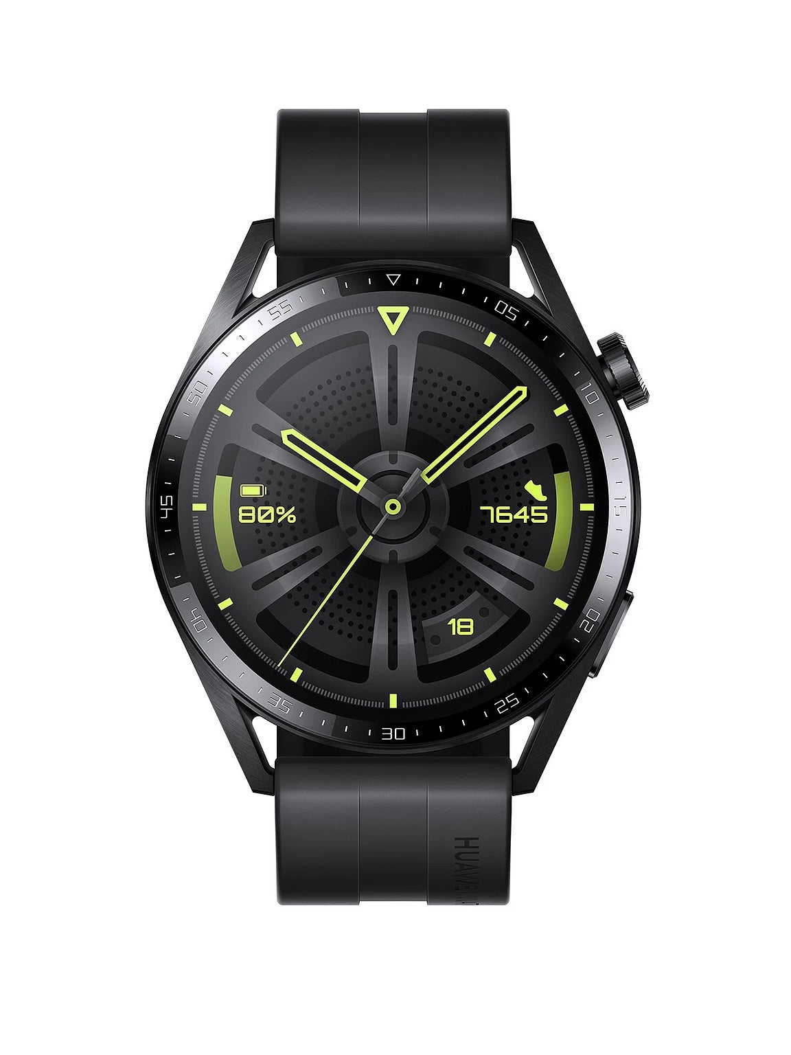 Huawei Watch GT 3 Active 46mm GPS Smartwatch with Heart Rate Monitor - Black - Kazoop 
