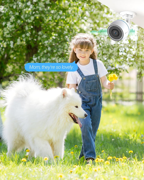 Ezviz C3TN 1080P Smart Outdoor Security Camera - White - Kazoop 