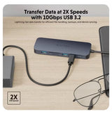 Targus HD4006GL HyperDrive Next 11 Port USB-C Hub 140W Docking Station