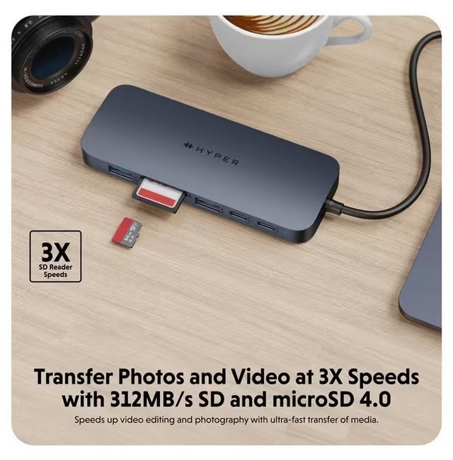 Targus HD4006GL HyperDrive Next 11 Port USB-C Hub 140W Docking Station