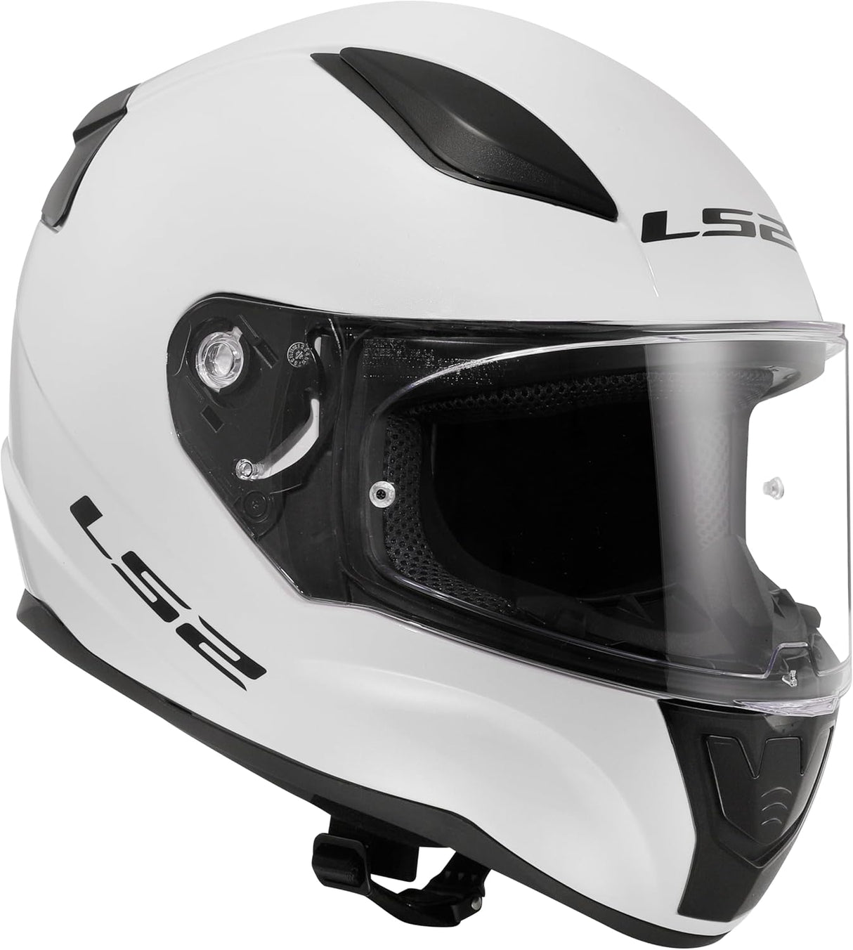 LS2 FF353 Rapid II UV-Resistant Visor Breathable Helmet - Large - White