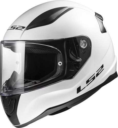 LS2 FF353 Rapid II UV-Resistant Visor Breathable Helmet - Large - White