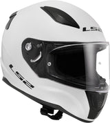 LS2 Rapid II Protective Full Face Motorcycle Helmet - Gloss White - XL