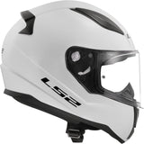 LS2 Rapid II Protective Full Face Motorcycle Helmet - Gloss White - XL