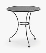 Kettler 2-Seater Round Mesh Top Garden Bistro Table 70cm - Iron Grey - Kazoop 
