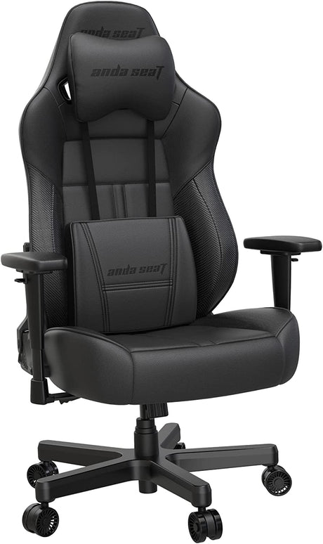 Anda Seat Dark Demon Dragon Pro PVC Leather Gaming Office Desk Chair - Black - Kazoop 