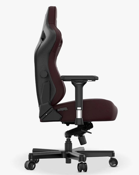 Anda Seat Kaiser 3 Leather Gaming Chair with Magnetic Head Pillow - Maroon - Kazoop 