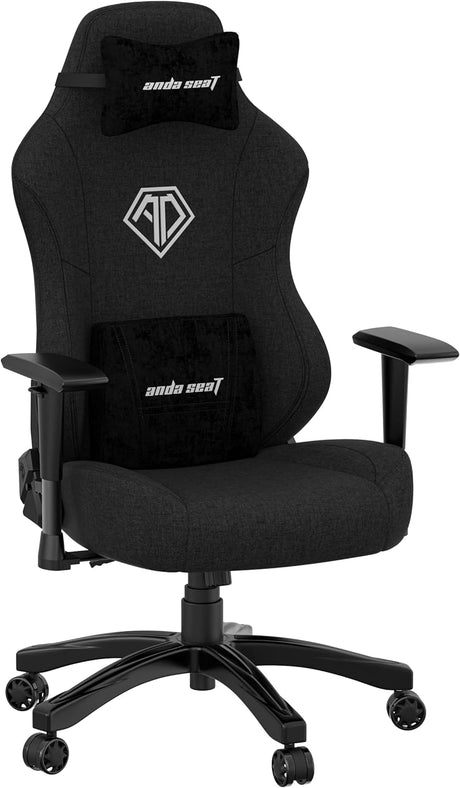 Anda Seat Phantom Fabric Ergonomic Office Desk Gaming Chair - Black - Kazoop 