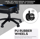 Anda Seat Luna Premium Large Ergonomic Reclining Gaming Chair - Black/Blue