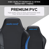 Anda Seat Luna Premium Large Ergonomic Reclining Gaming Chair - Black/Blue