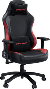 Anda seaT Luna Premium Large Ergonomic Reclining Gaming Chair - Black/Red
