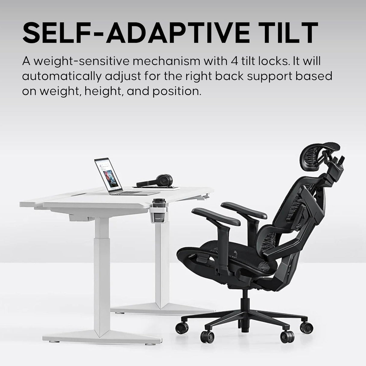 Anda Seat X-Air Pro Premium Mesh Ergonomic Gaming Office Chair - Space Black