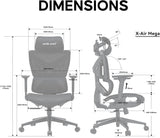 Andaseat X-Air Mega Premium Mesh Ergonomic Office Gaming Chair - Space Black
