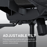 Andaseat X-Air Mega Premium Mesh Ergonomic Office Gaming Chair - Space Black