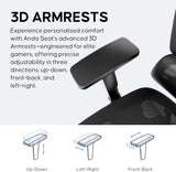 Andaseat X-Air Mega Premium Mesh Ergonomic Office Gaming Chair - Space Black