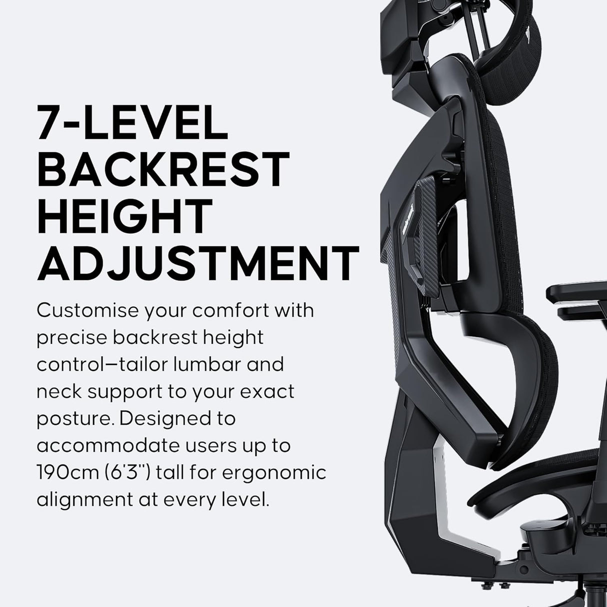 Andaseat X-Air Mega Premium Mesh Ergonomic Office Gaming Chair - Space Black