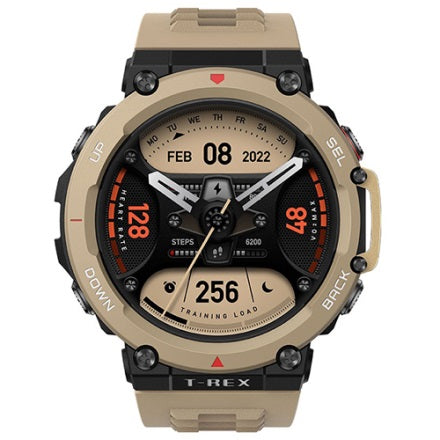 Amazfit T-Rex 2 Rugged Men's Multisport GPS Sportswatch - Desert Khaki - Kazoop 