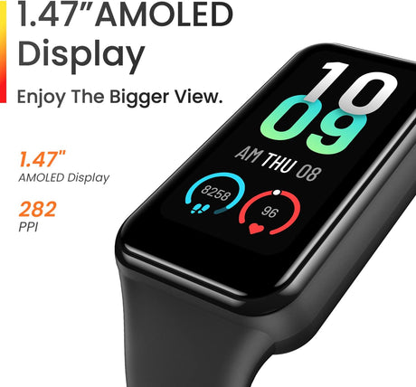 Amazfit Band 7 Heart Rate & Activity Fitness Tracker Smartwatch - Black