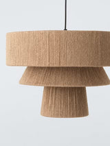 John Lewis Layered Jute Rope Coastal Style Pendant Ceiling Light - Natural