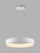 John Lewis Leif LED Ribbed Hoop Decorative Ceiling Light Dia.60cm - White