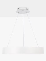 John Lewis Leif LED Ribbed Hoop Decorative Ceiling Light Dia.60cm - White