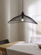 John Lewis Hiko Metal Medium 65cm Modern Pendant Ceiling Light - Black