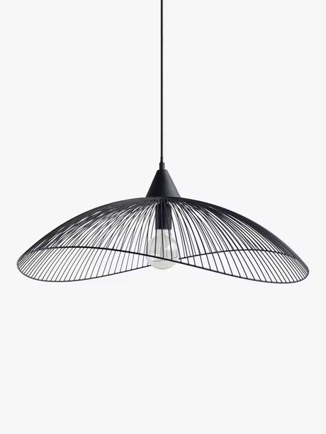 John Lewis Hiko Metal Medium 65cm Modern Pendant Ceiling Light - Black