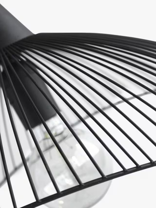 John Lewis Hiko Metal Medium 65cm Modern Pendant Ceiling Light - Black